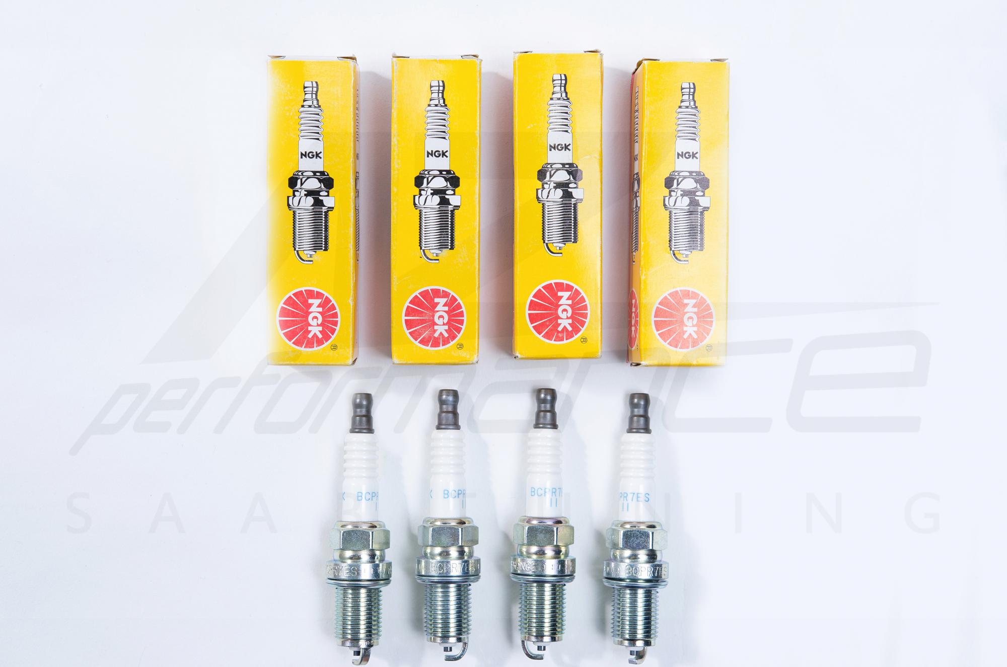 NGK PFR6H-10 OEM Spark Plug kit SAAB 9-3 9-5 Aero Viggen (4pcs)