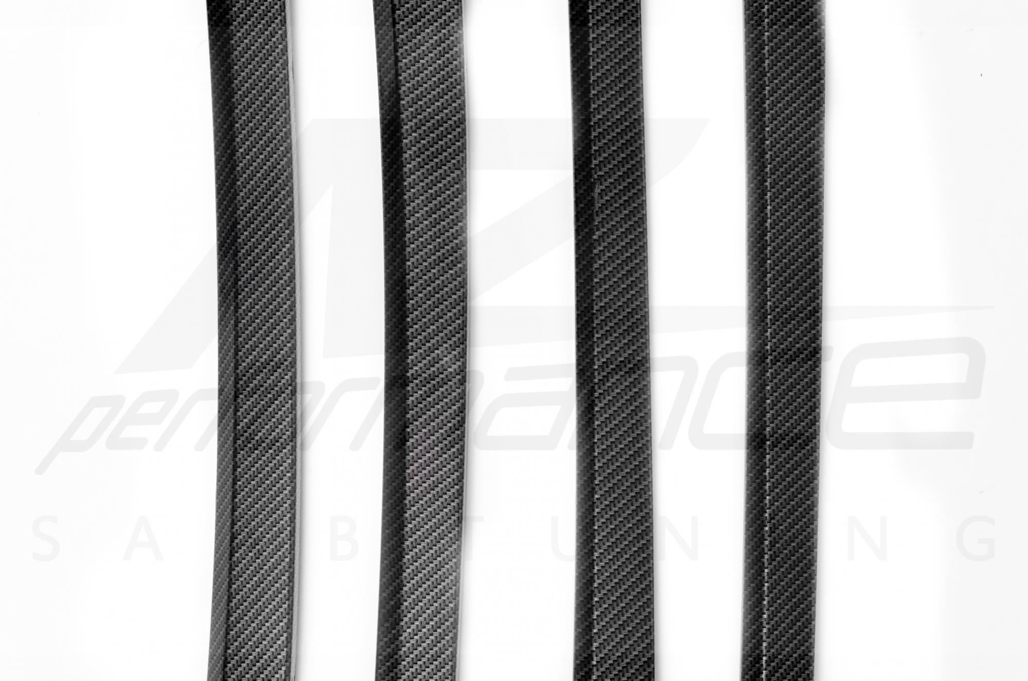 A-Zperformance karbon-ezüst ajtó díszléc készlet SAAB 9-3 2003-2011