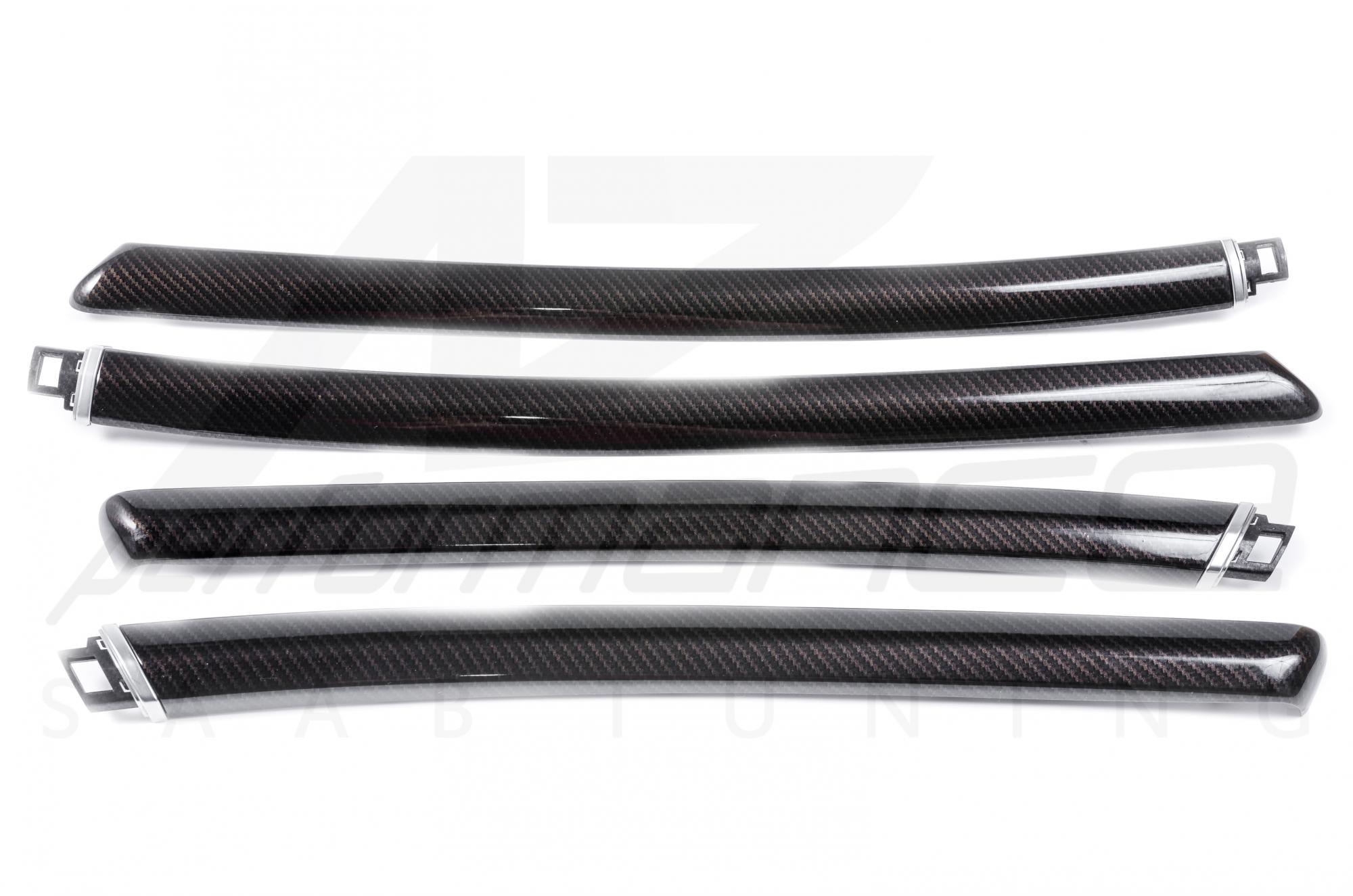 A-Zperformance karbon-ezüst ajtó díszléc készlet SAAB 9-5 2006-2010