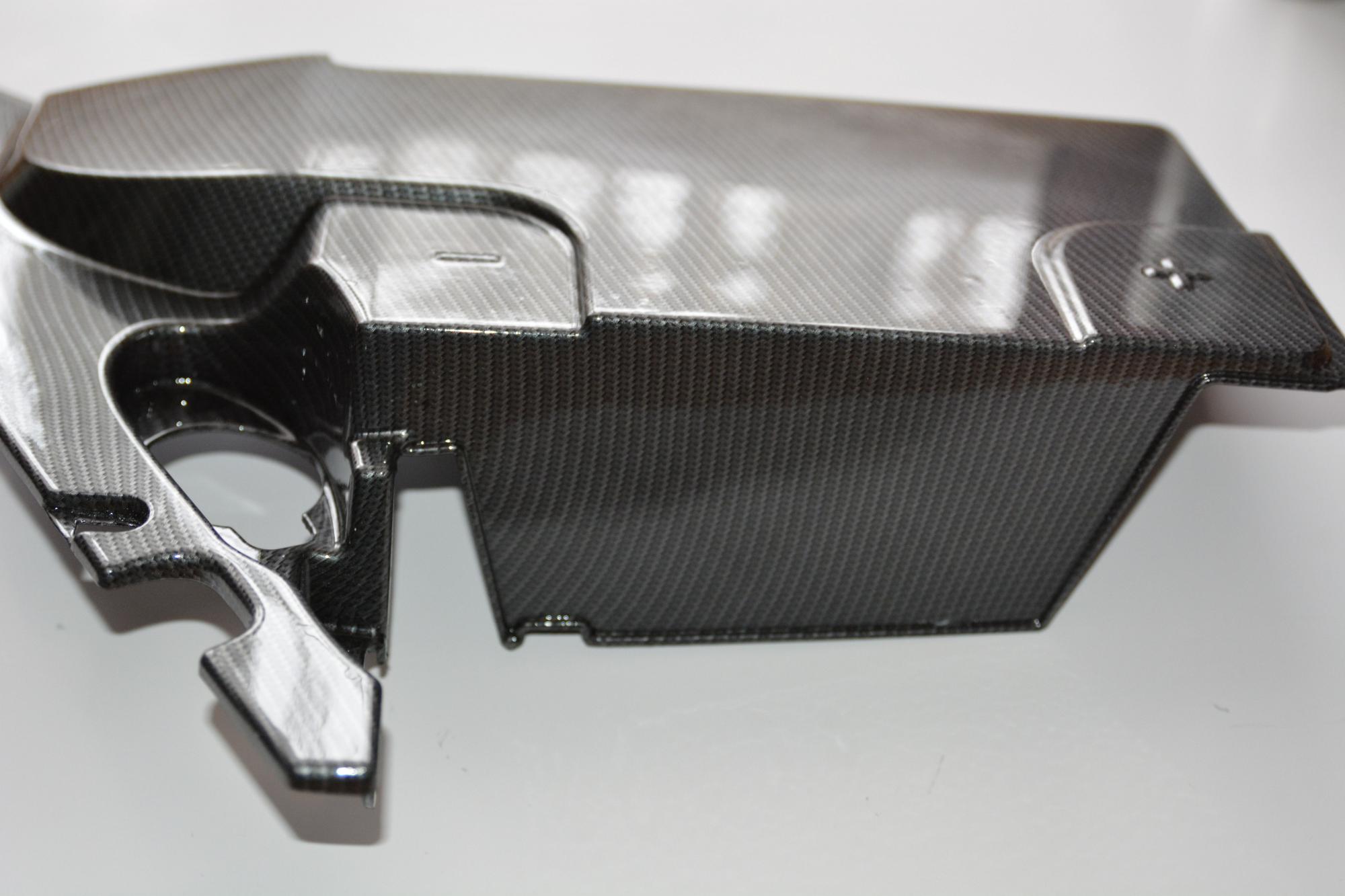 A-Zperformance Carbon-Silver Battery Cover SAAB 9-3 1.9 Diesel TiD