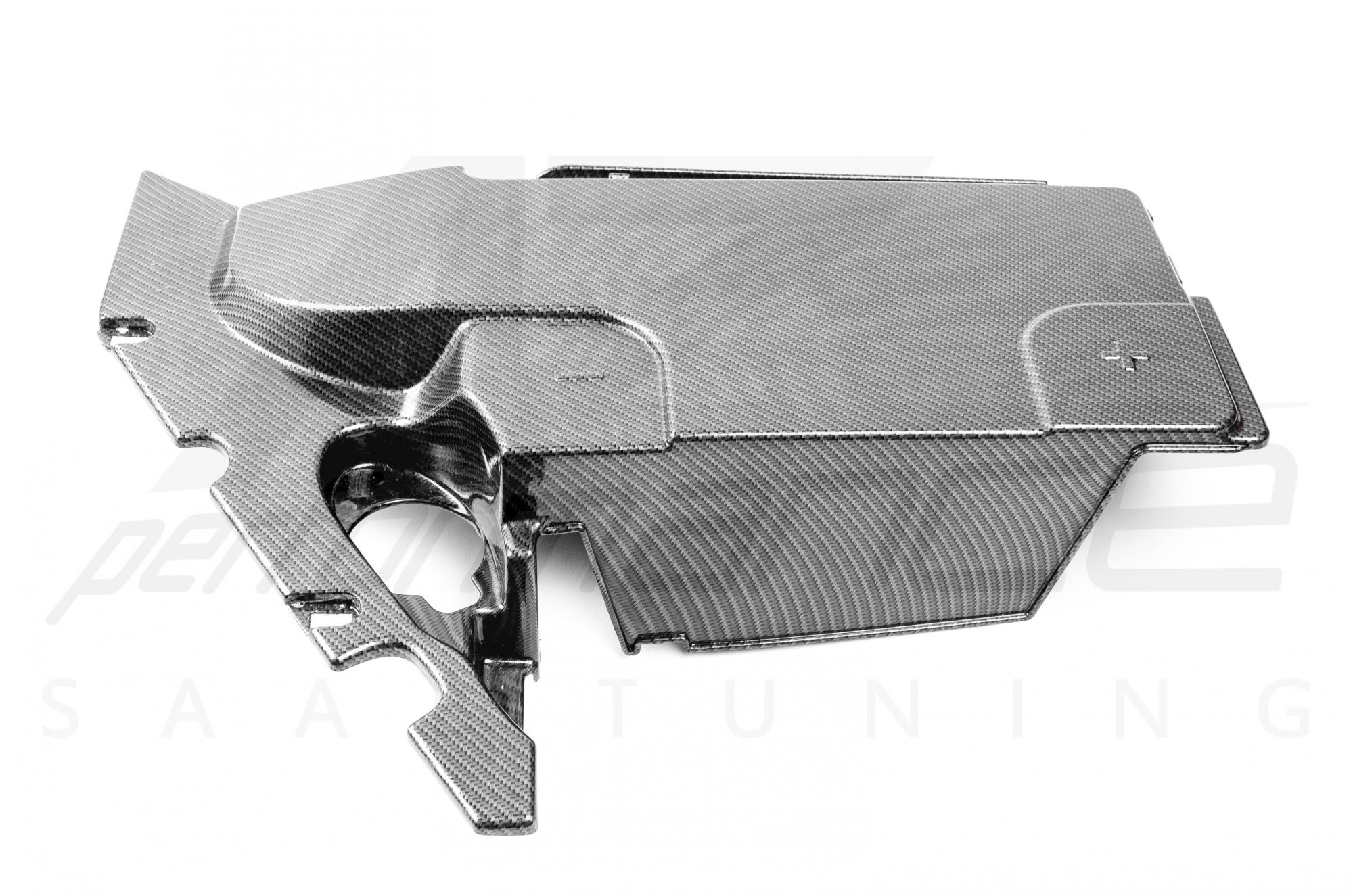 A-Zperformance Carbon-Silver Battery Cover SAAB 9-3 1.9 Diesel TiD