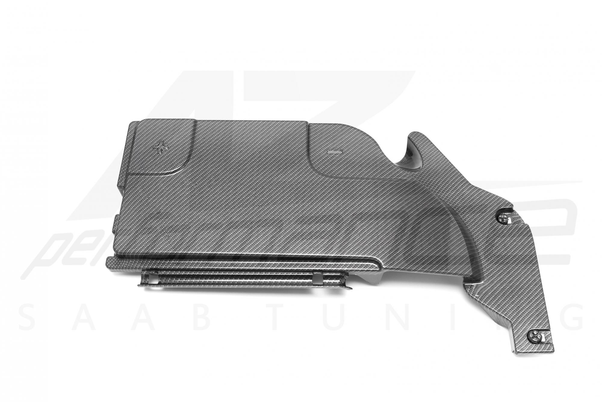 A-Zperformance 2008-2011 karbon-ezüst akkumulátor fedél SAAB 9-3 1.8 2.0 benzin
