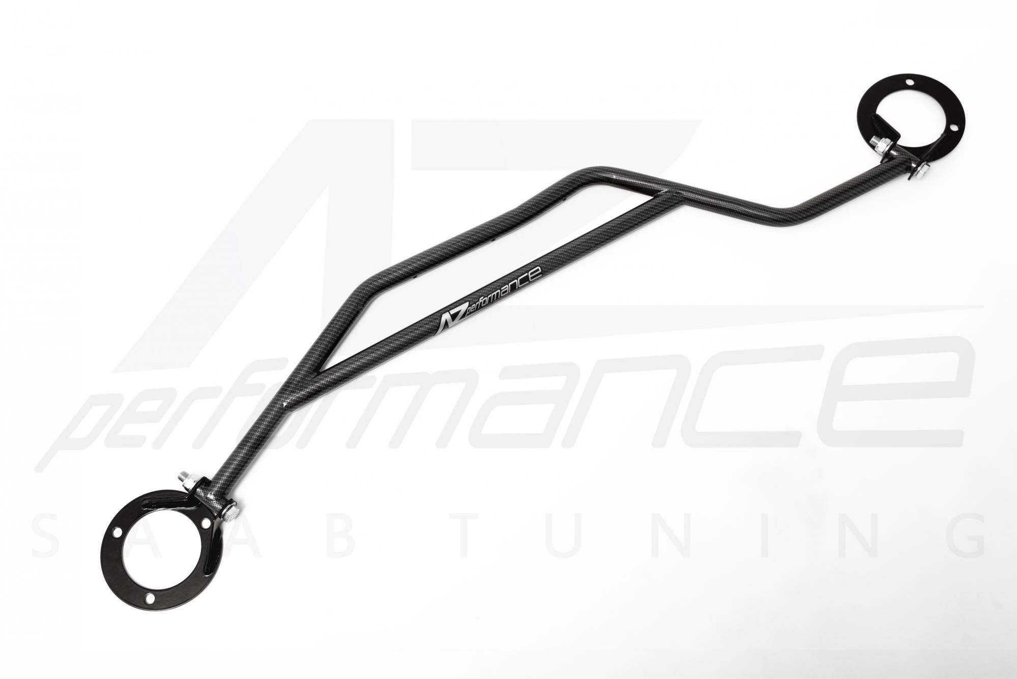 A-Zperformance strut brace SAAB 9-3 1998-2002 Anthracite-Carbon LHD RHD