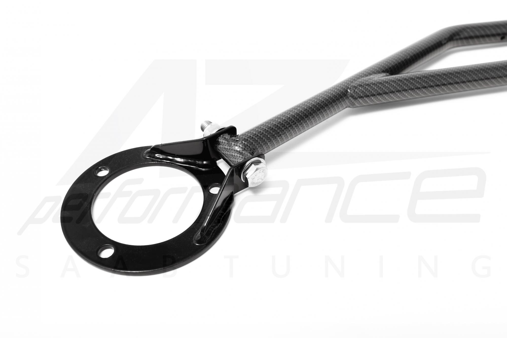 A-Zperformance strut brace SAAB 9-3 1998-2002 Anthracite-Carbon LHD RHD