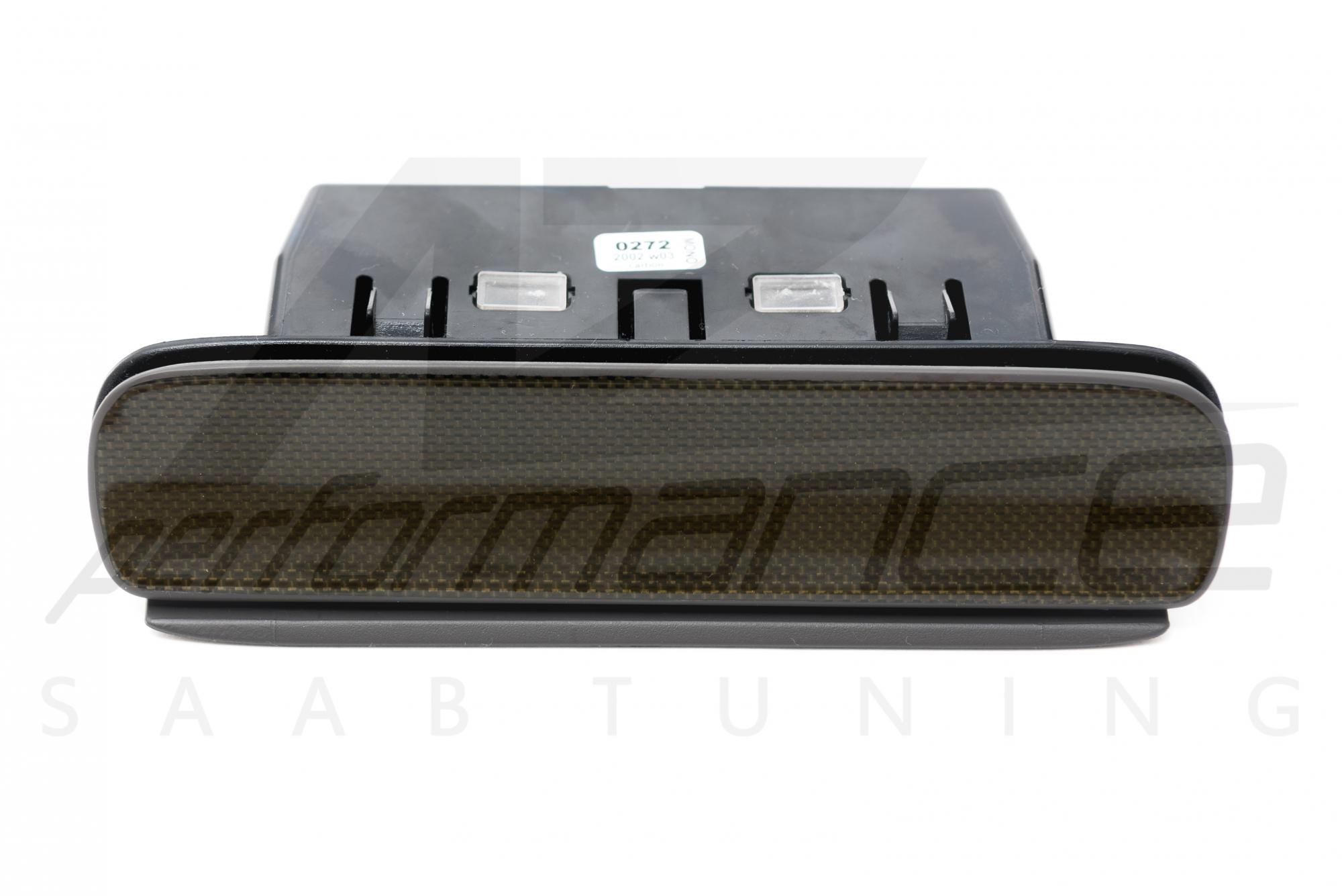 New OEM Ashtray with Carbon Cover SAAB 9-5 1998-2005