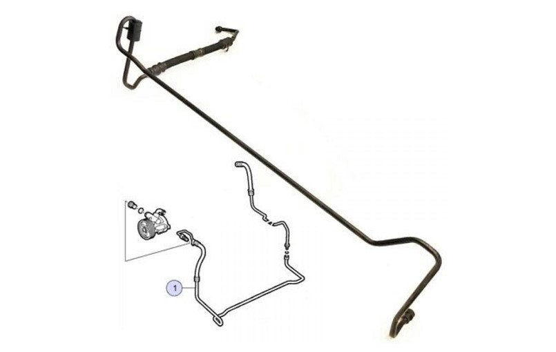 Aftermarket hydraulic Power Steering Hose SAAB 900 2.0 2.3 Petrol 1994-1998