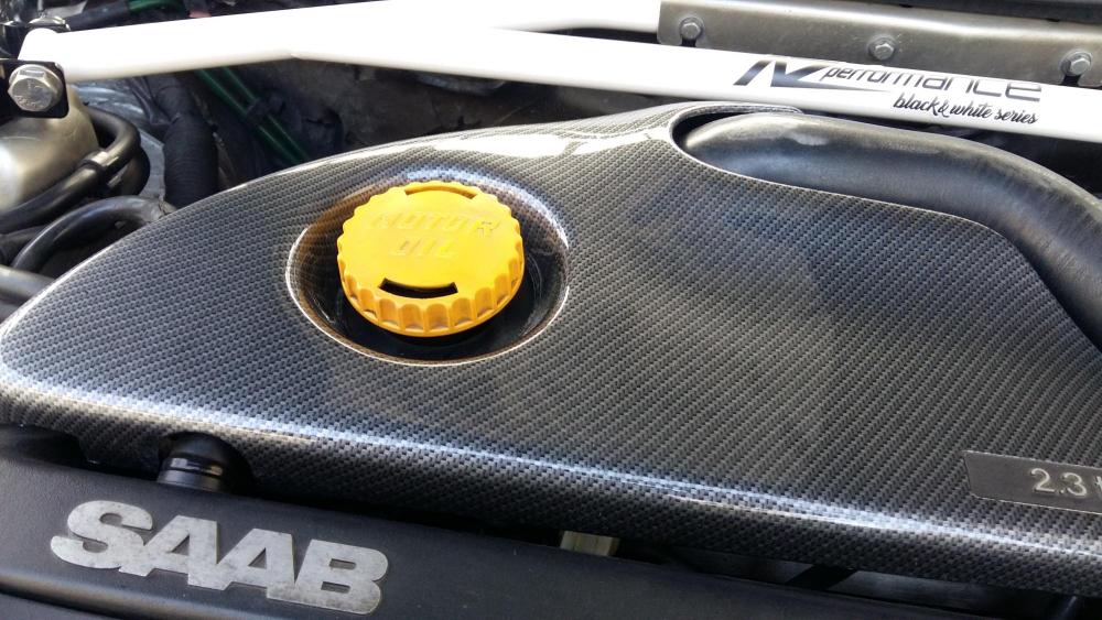 A-Zperformance Anthracite-Carbon Engine Cover SAAB 9-5 2.0 2.3 Petrol 1998-2010