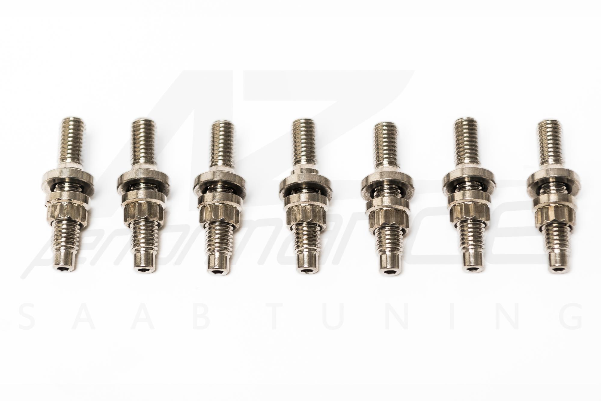 Blox Racing 45mm Stainless Seel Manifold Stud Kit SAAB 900 9000 9‑3 9‑5