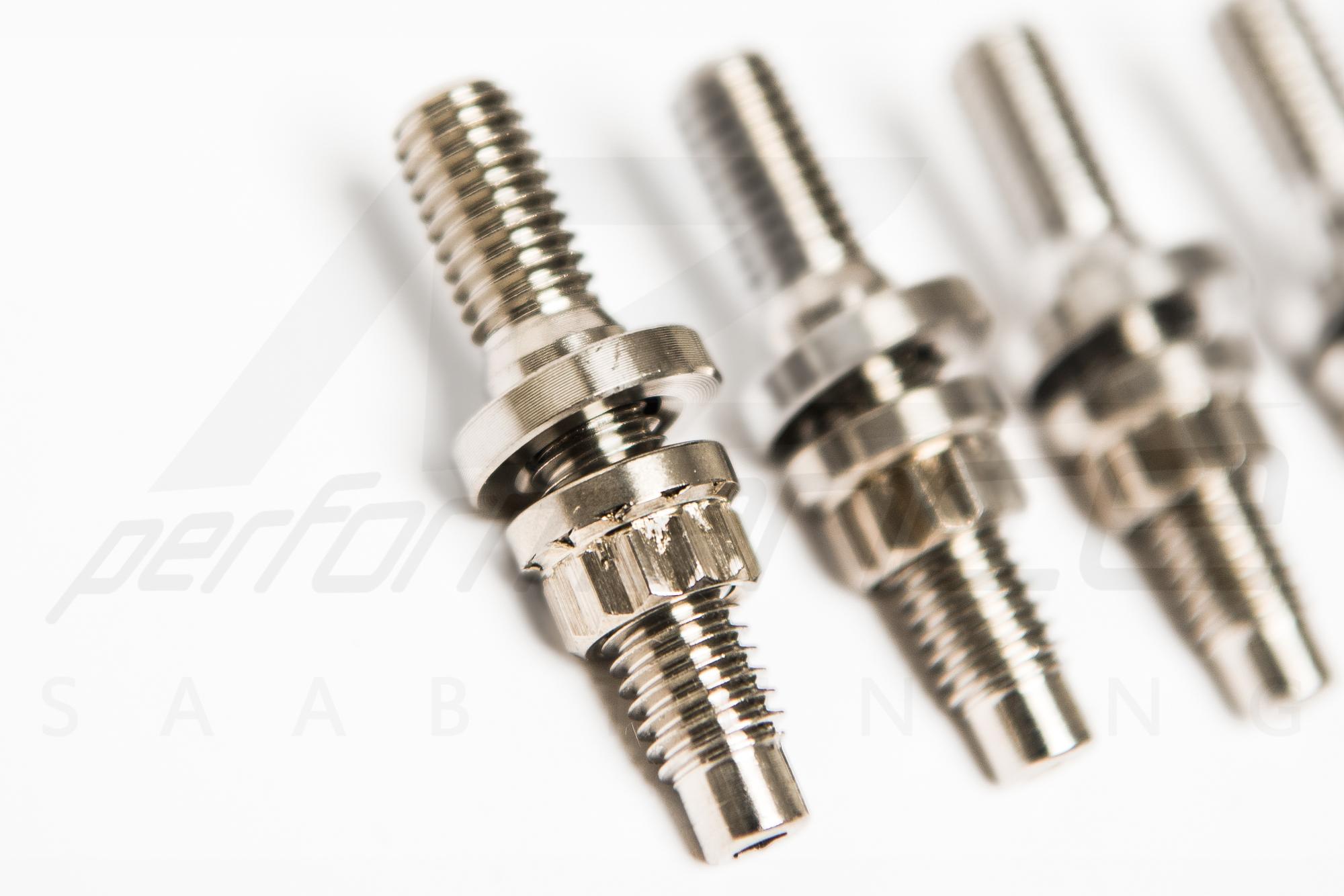 Blox Racing 45mm Stainless Seel Manifold Stud Kit SAAB 900 9000 9‑3 9‑5