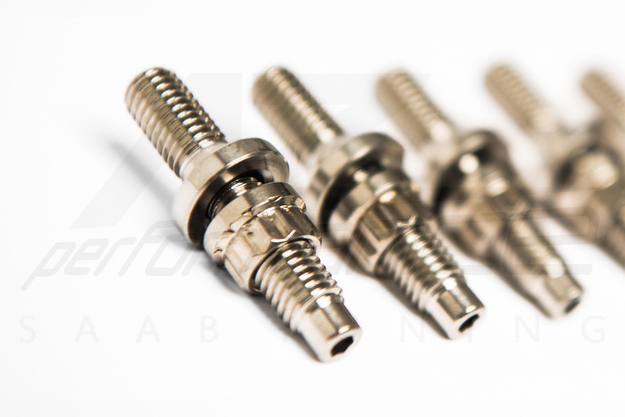 Blox Racing 45mm Stainless Steel 45mm Manifold Stud Kit SAAB 900 9000 9‑3 9‑5