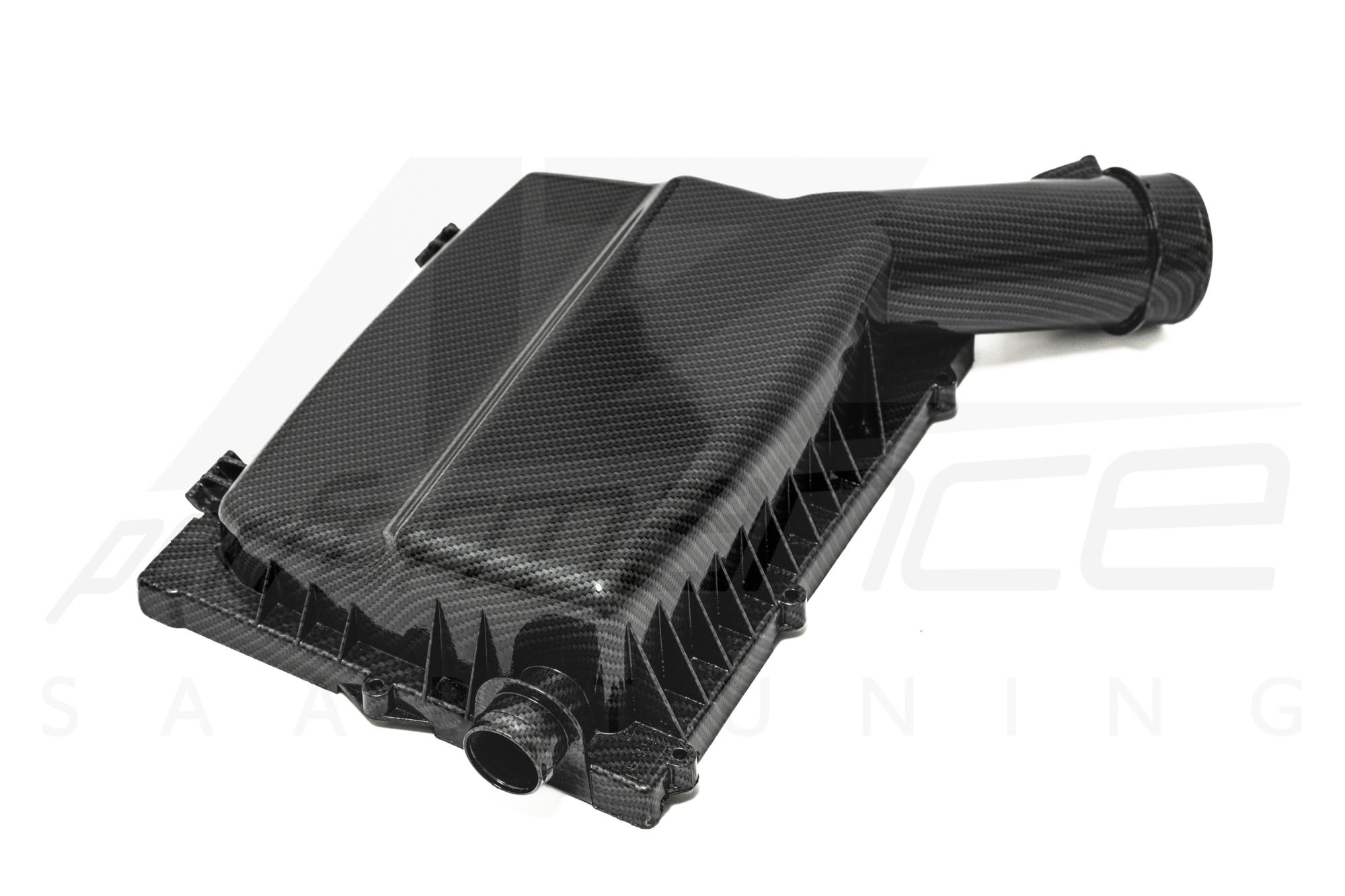 A-Zperformance Carbon-Silver Air filter Cover SAAB 9-3 1.8 2.0 B207 2003-2012