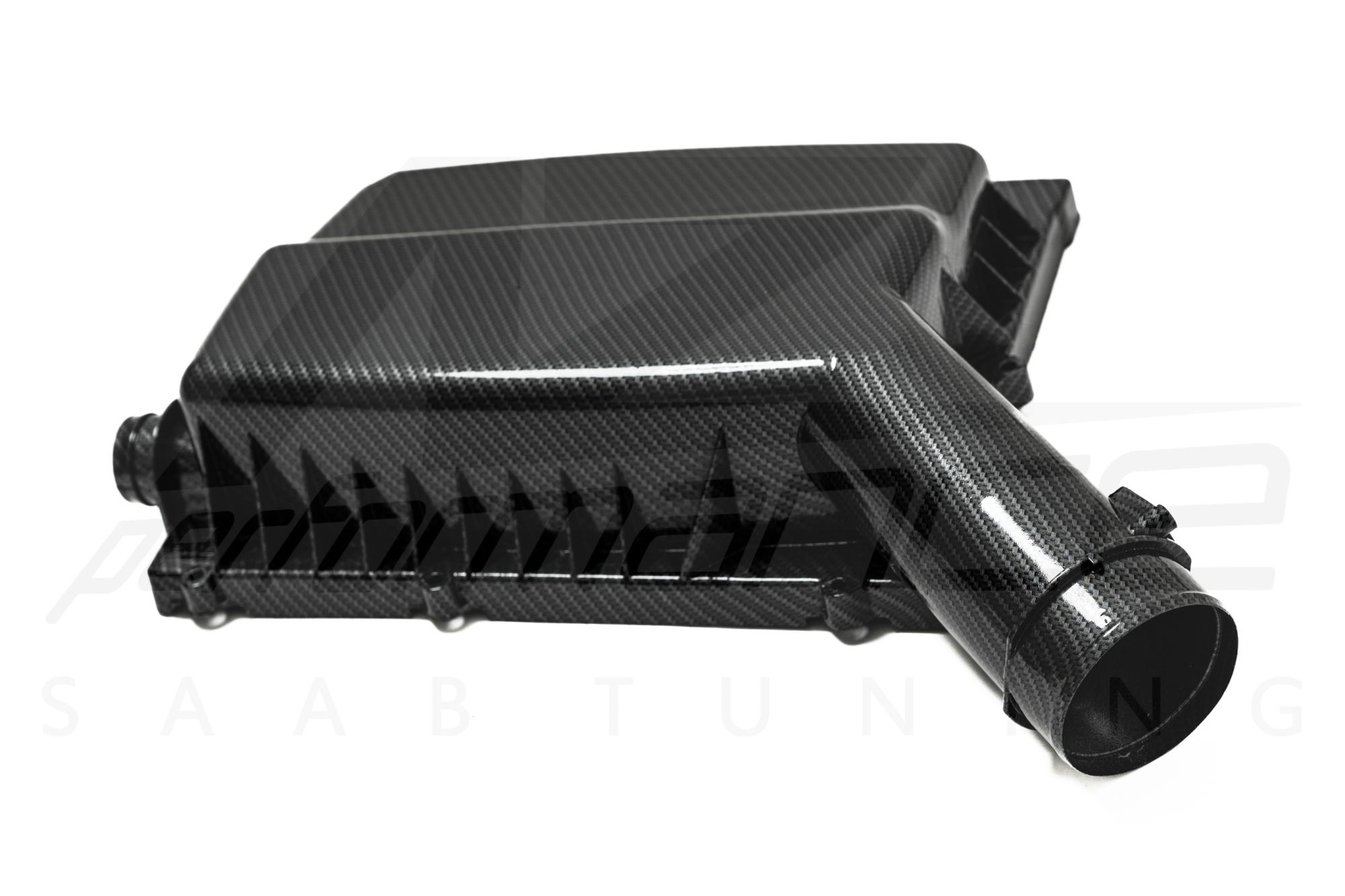 A-Zperformance Carbon-Silver Air filter Cover SAAB 9-3 1.8 2.0 B207 2003-2012