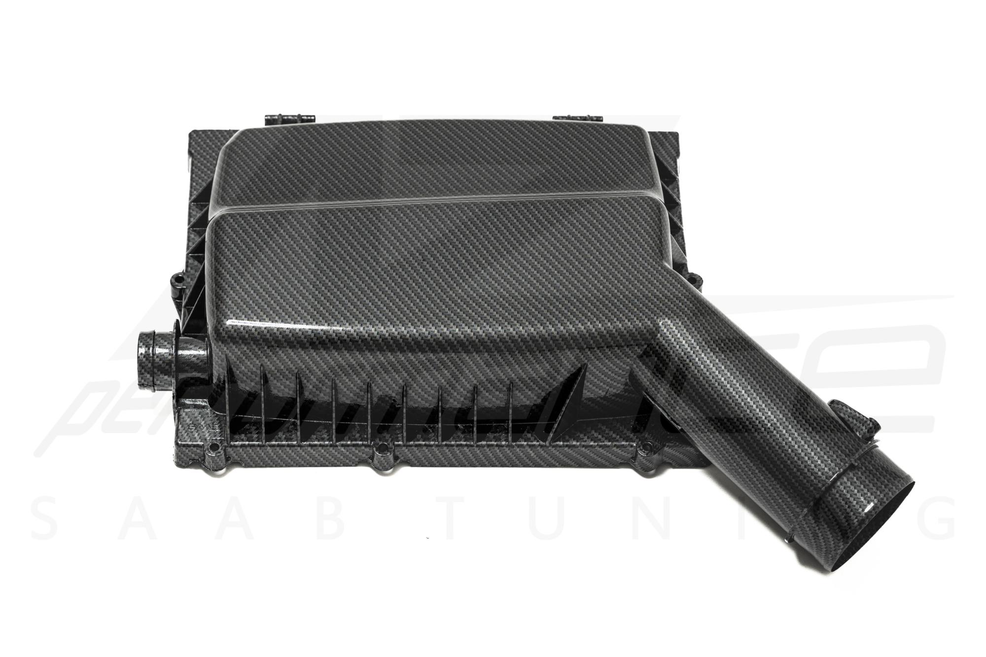 A-Zperformance Carbon-Silver Air filter Cover SAAB 9-3 1.8 2.0 B207 2003-2012