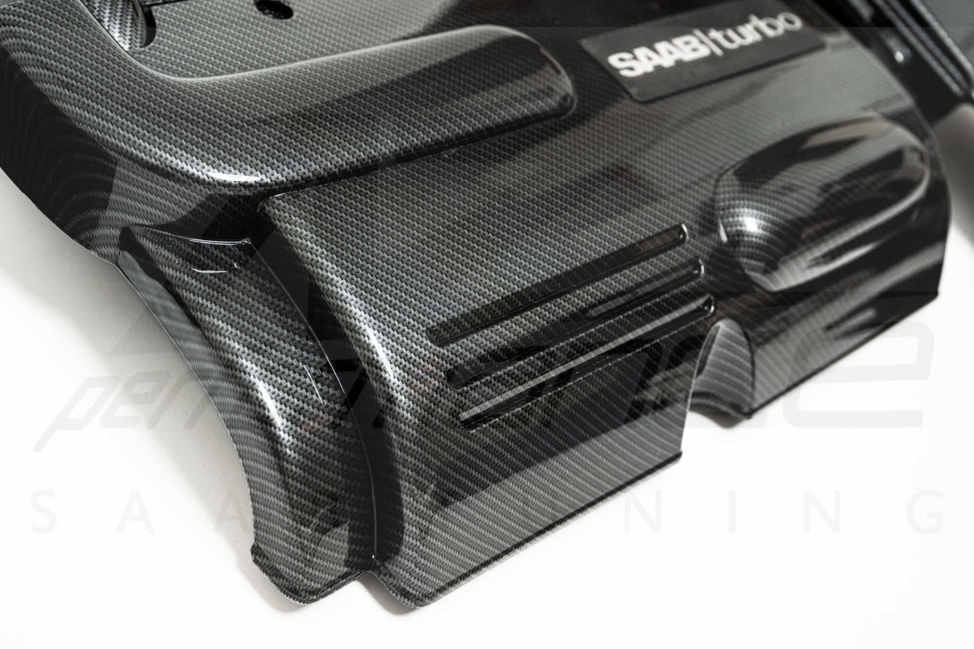 A-Zperformance 2008-2011 karbon-ezüst motortér készlet SAAB 9-3 1.8 2.0 benzin