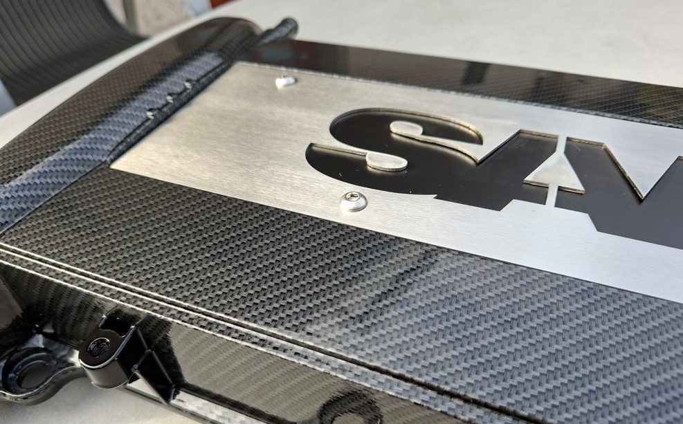 A-Zperformance Carbon-Silver Valve Cover Kit SAAB 9-3 1.8 2.0 Petrol 2003-2011 B207