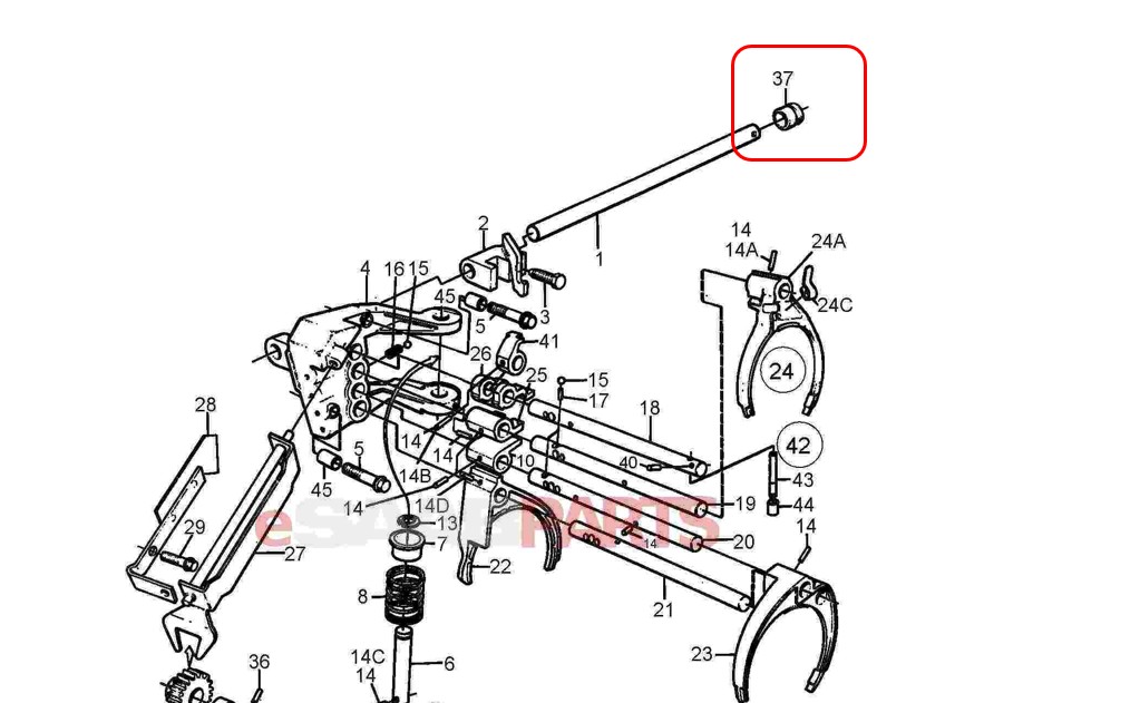 Seal Shift Linkage SAAB 99 900 Classic 9000 1969-1993