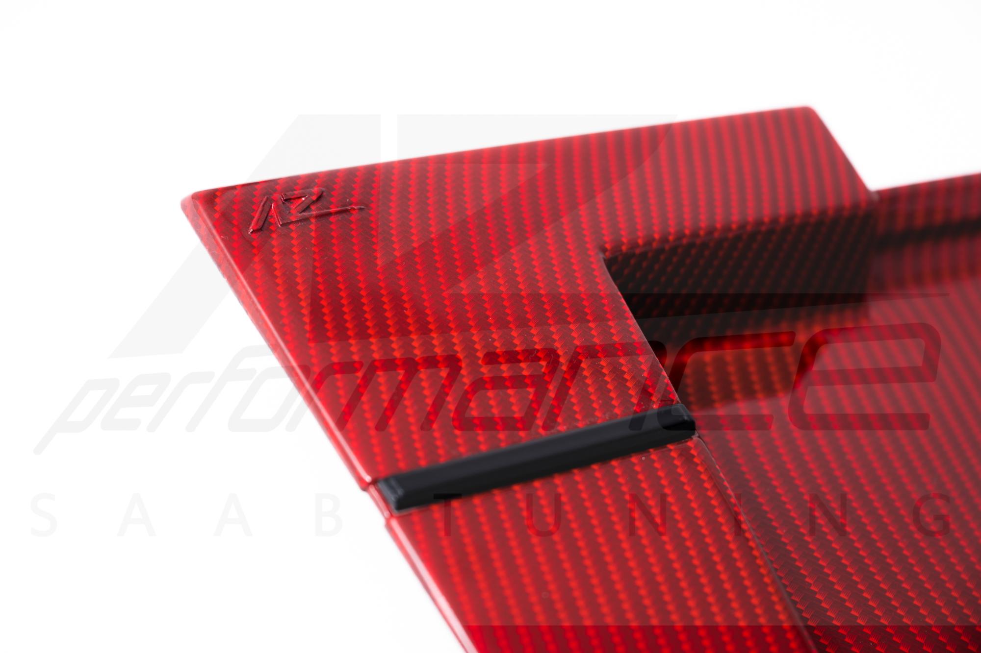 A-Zperformance Carbon-Red Rear Decor Panel SAAB 900 Classic 3- and 5-door hatchback