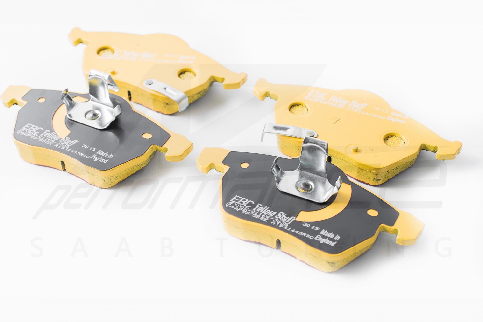 EBC 286 mm Yellowstuff rear brake pads SAAB 900, 9-3 1996-2002