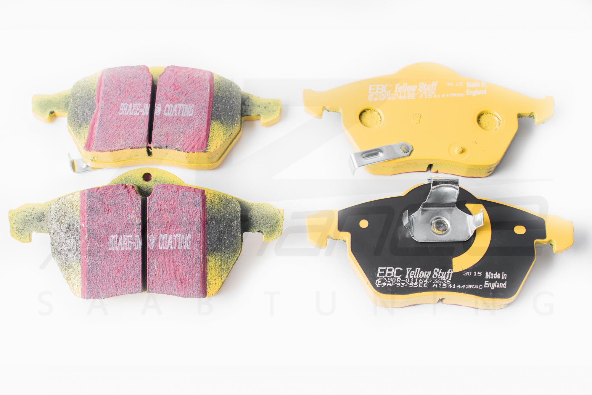 EBC 285 mm Yellowstuff front brake pads SAAB 9-3 2003-2011