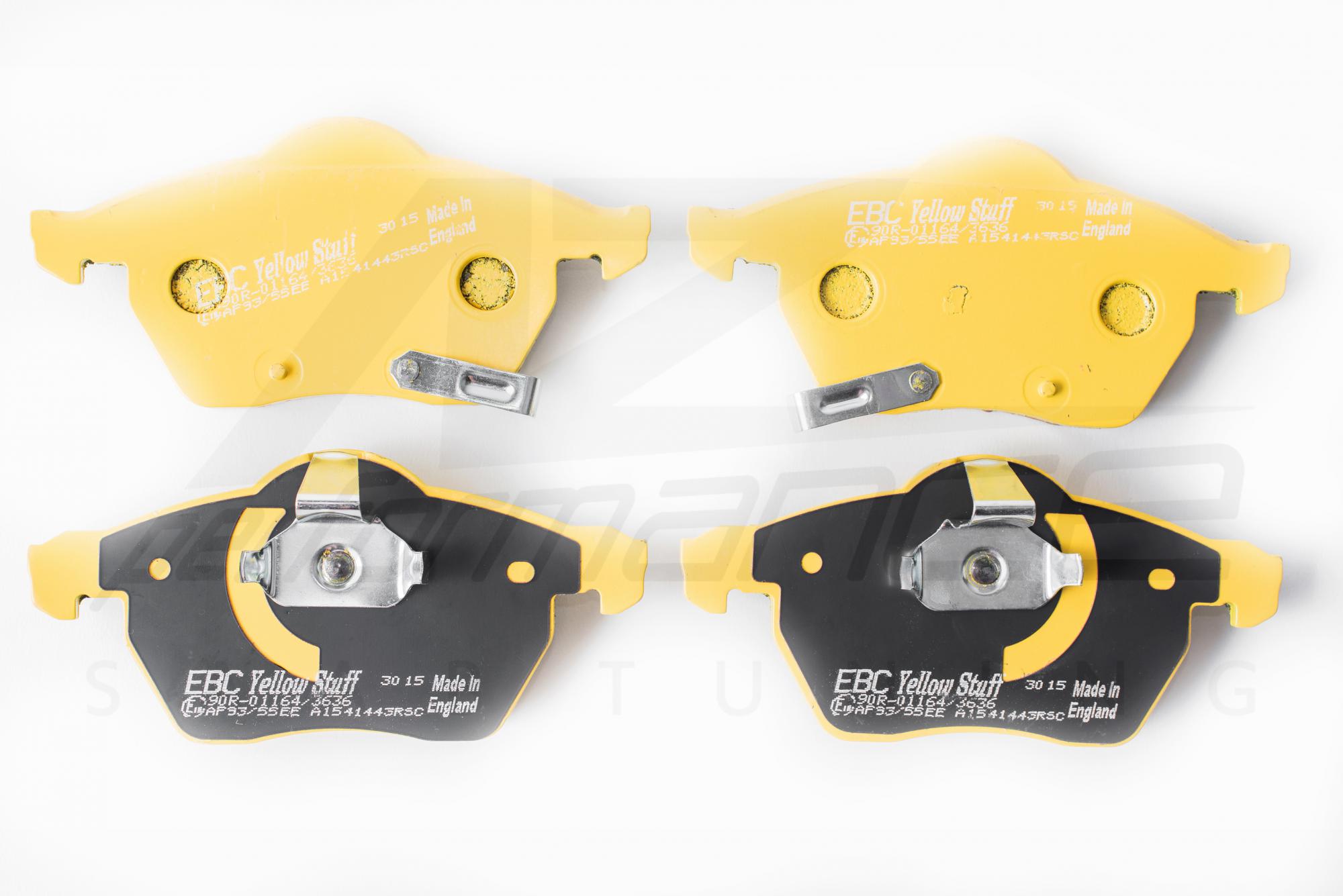 EBC 345 mm Yellowstuff első fékbetét garnitúra SAAB 9-3 2008-2011