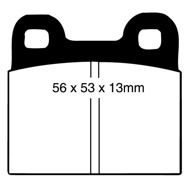 EBC Ultimax rear brake pads SAAB 900 Classic 1979-1987