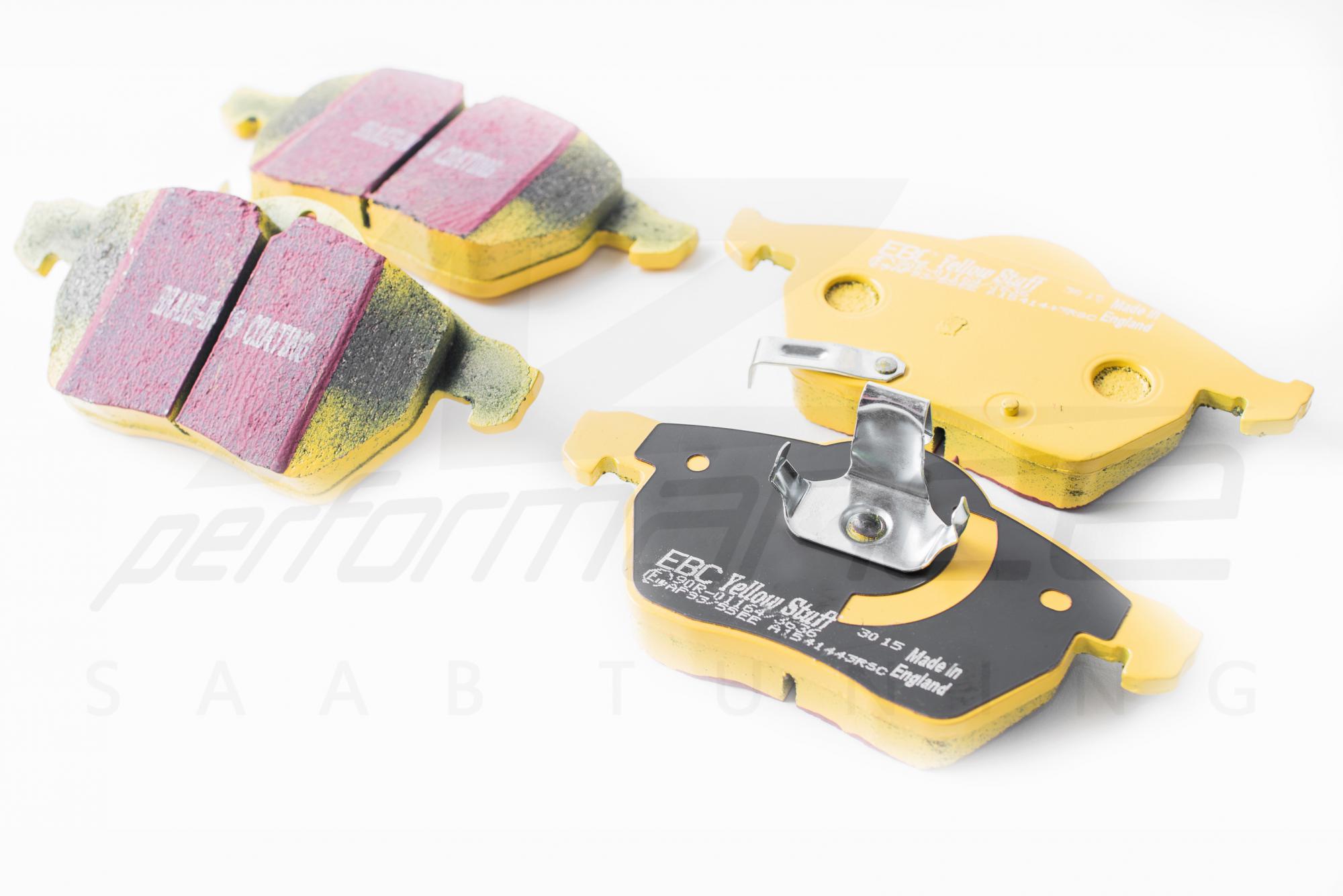 EBC 308 mm Yellowstuff első fékbetét garnitúra SAAB 9-5 2001-2010