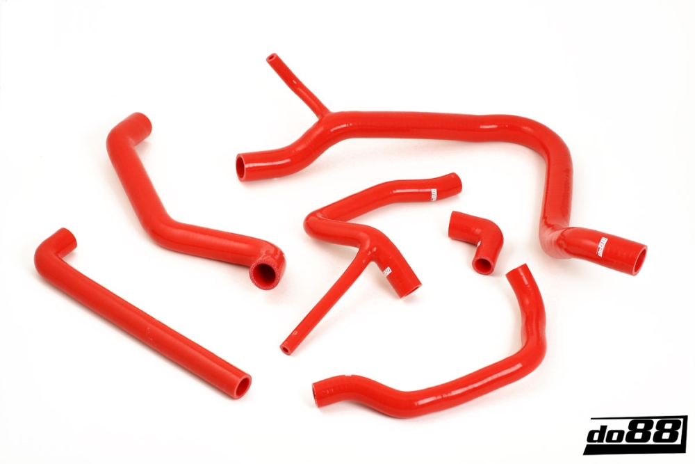 do88 coolant hose kit SAAB 900 16V 1984-1993 - Red