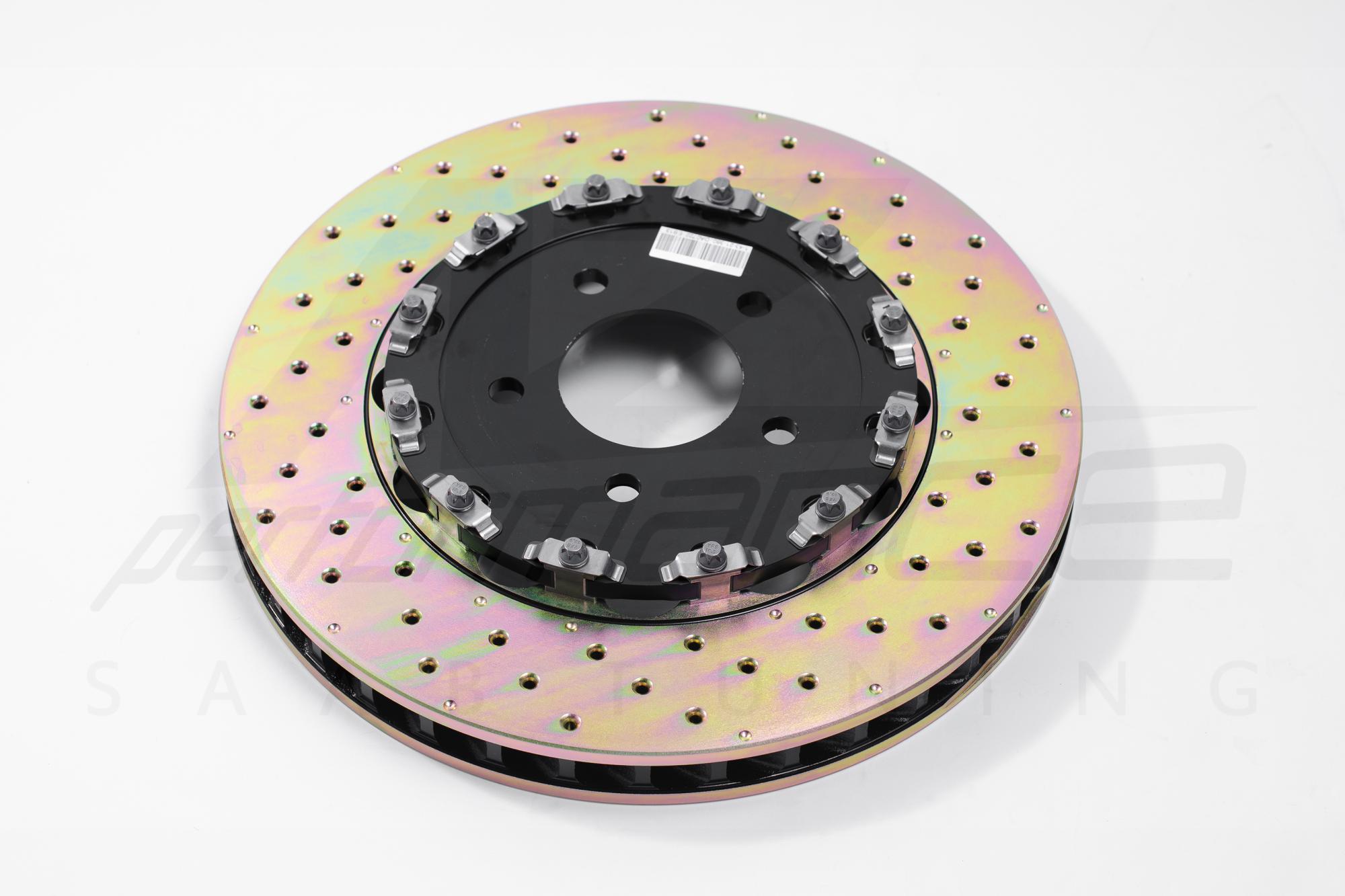 D2 Racing 330 mm floating, street 6-pot rear brake kit, SAAB 9-5 (98-02)