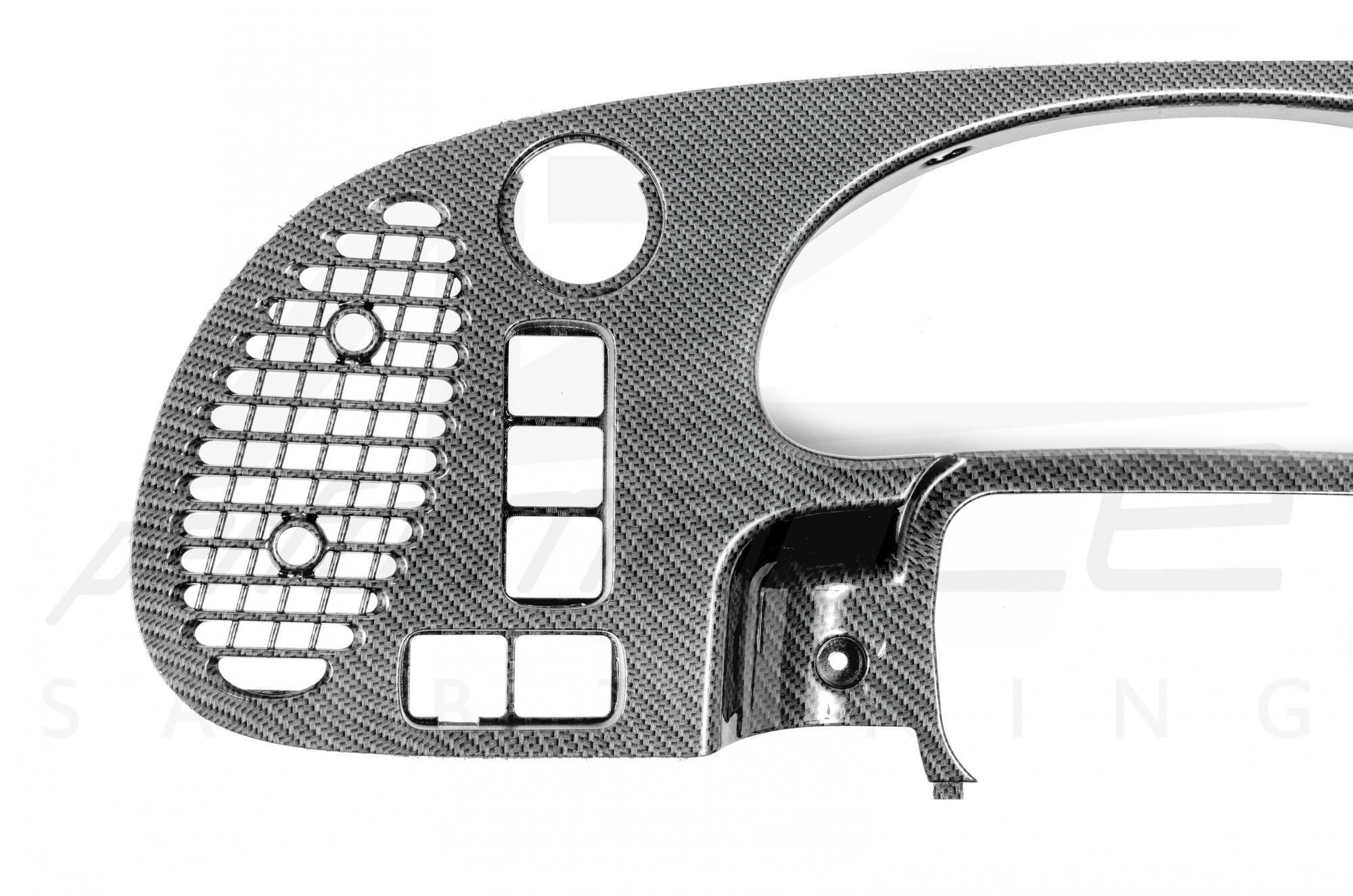 Karbon-ezüst műszerfal panel SAAB 900 9-3 1994-2002