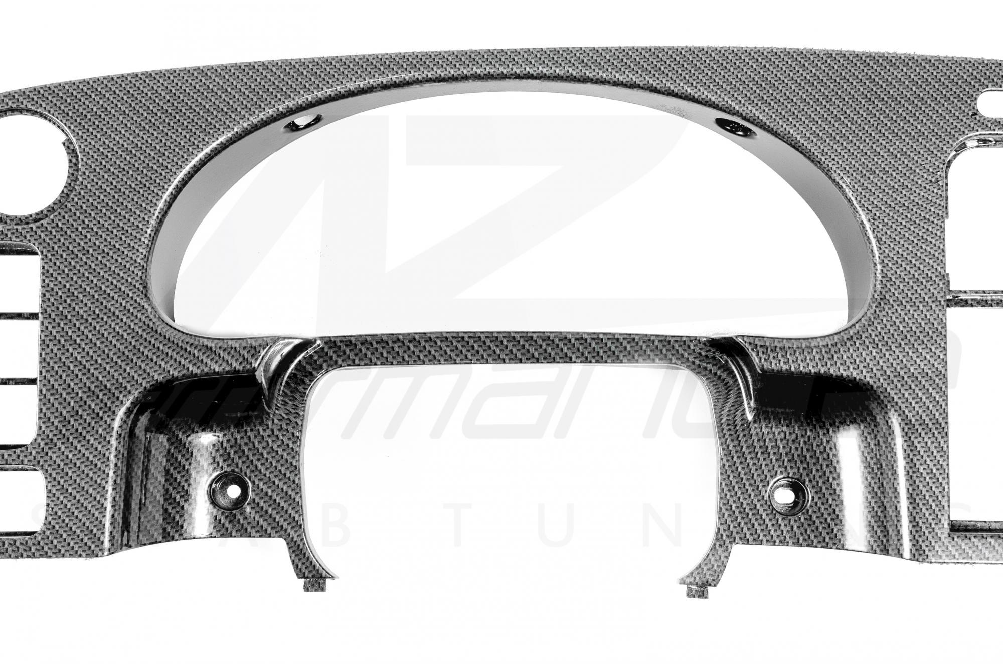 Karbon-ezüst műszerfal panel SAAB 900 9-3 1994-2002