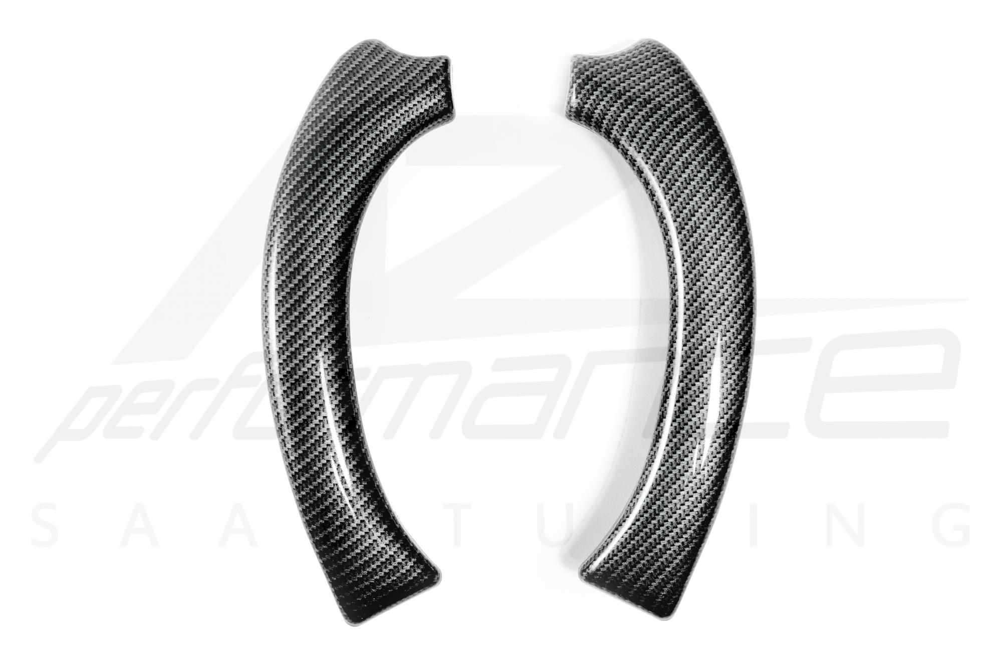 A-Zperformance karbon-ezüst mintázatú ajtóbehúzók SAAB 9‑3 Viggen