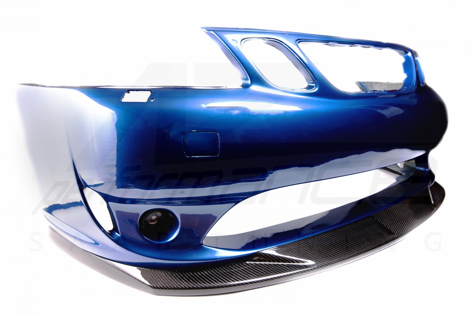 A-Zperformance Front Bumper with Carbon Splitter SAAB 9-3 2003-2007