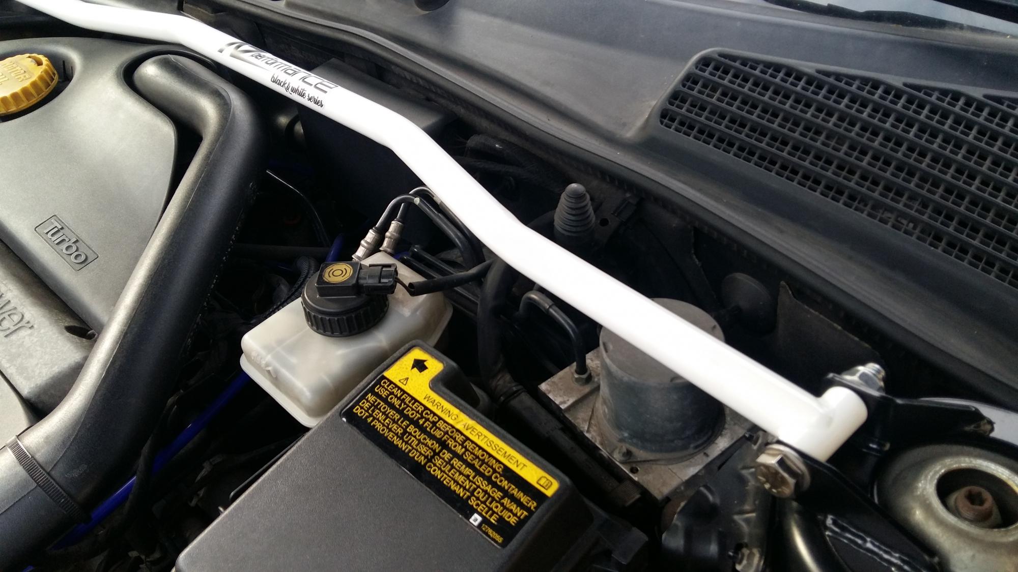 A-Zperformance Strut Brace SAAB 9-5 1997-2010 LHD RHD White