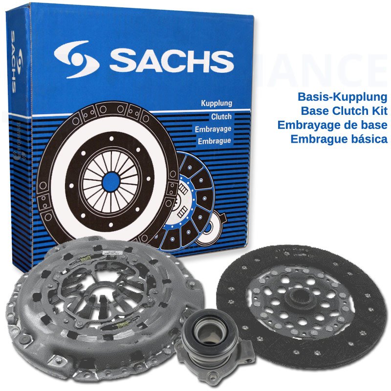SACHS Performance Clutch Kit with Release Bearing SAAB 9-3 B207 5 sp 240 mm