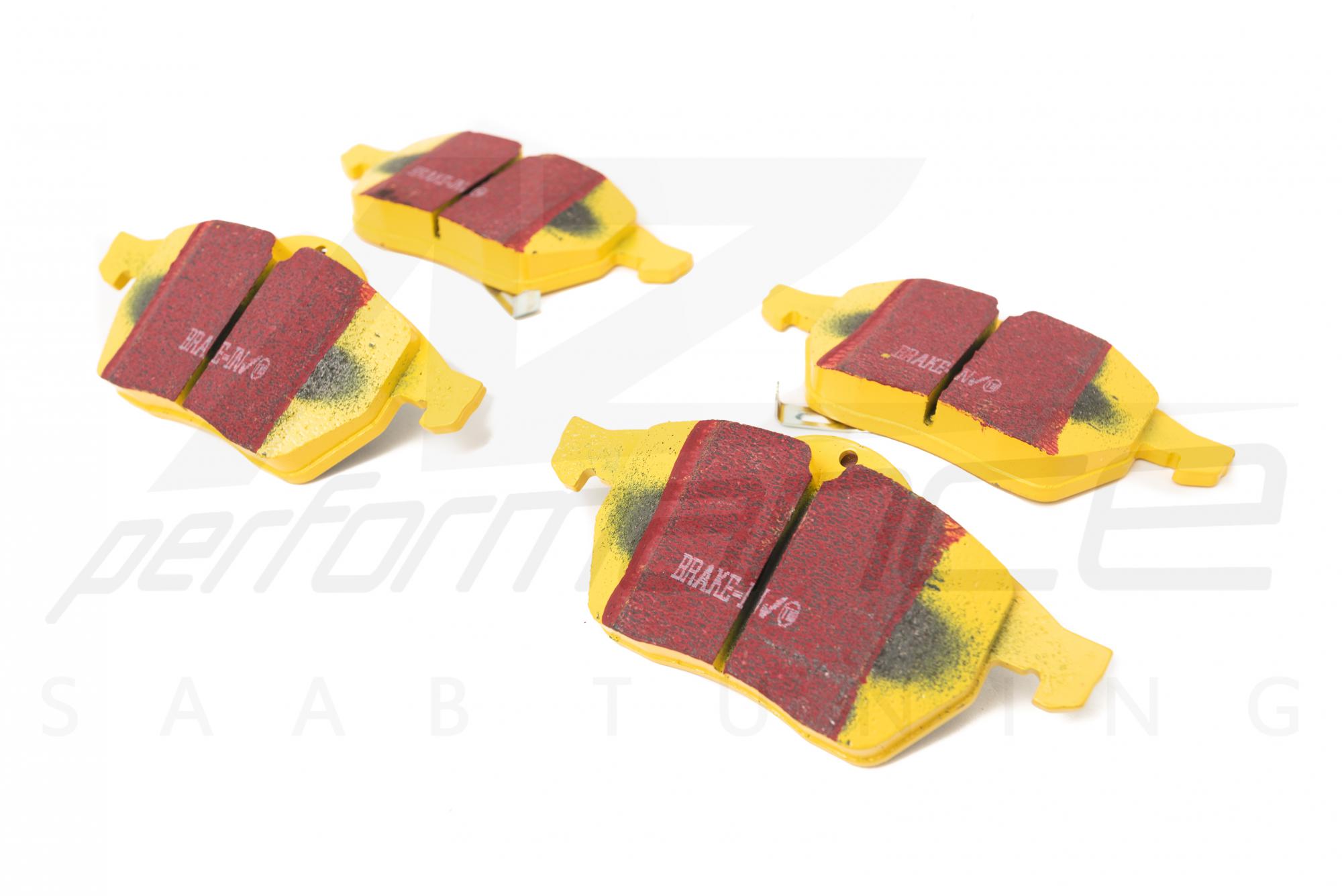 EBC 288-308mm Yellowstuff Front Brake Pads SAAB 9-3 and 9-5
