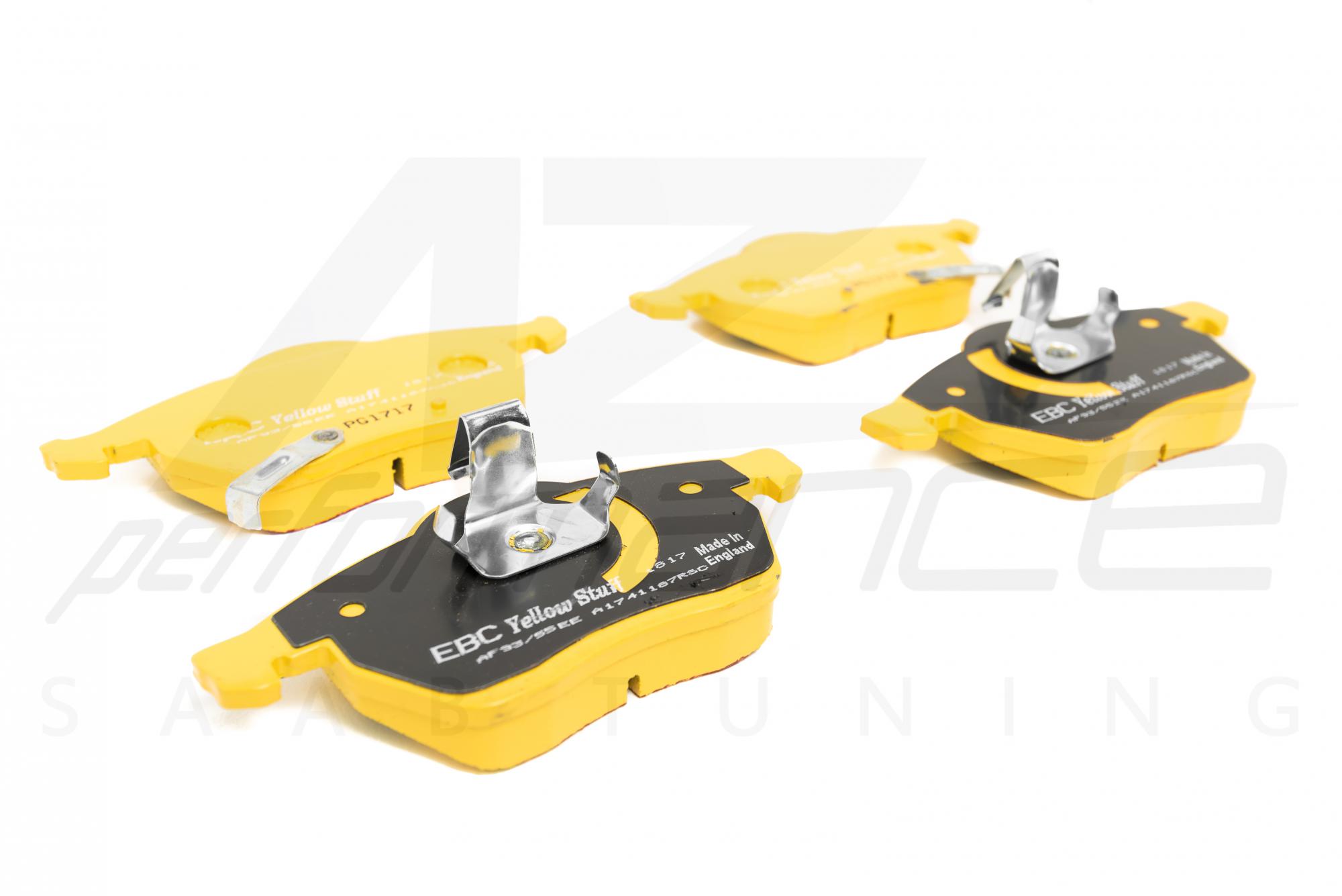 EBC 288-308mm Yellowstuff Front Brake Pads SAAB 9-3 and 9-5
