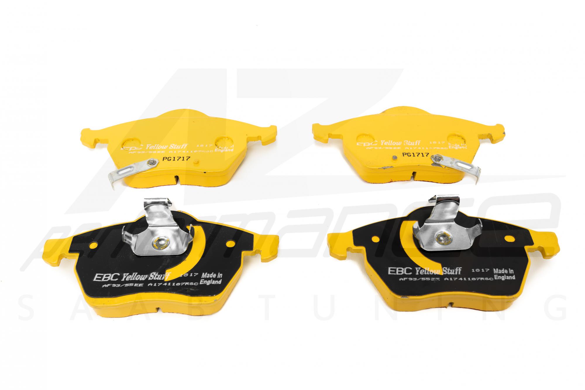 EBC 288-308mm Yellowstuff Front Brake Pads SAAB 9-3 and 9-5