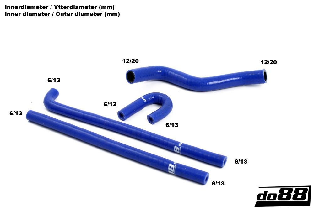 do88 Solenoid valve Crankvent hose kit SAAB 9-3 2003-2012 B207