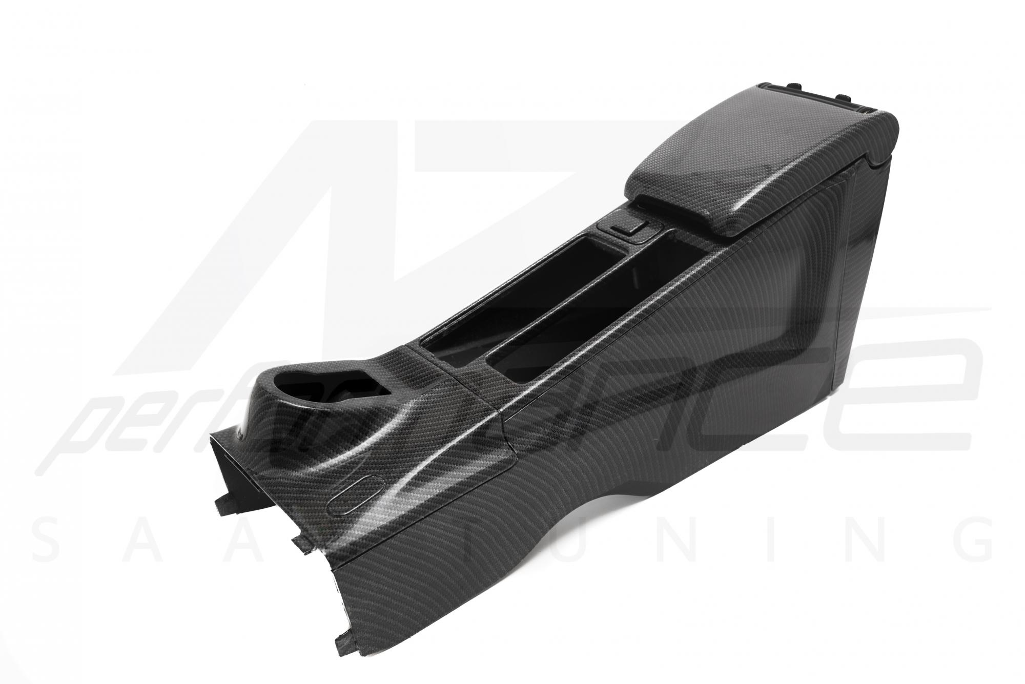 Carbon-Silver ignition center console SAAB 9-3 Viggen