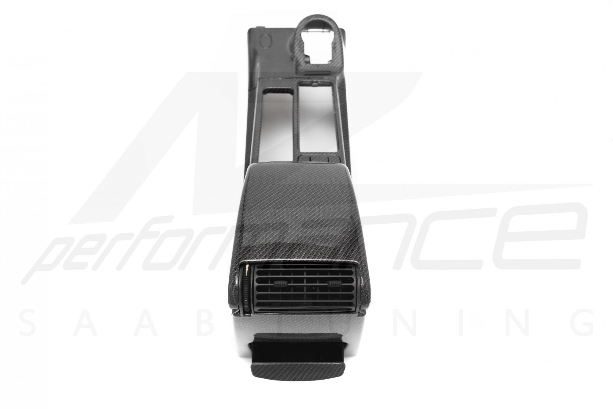 Carbon-Silver ignition center console SAAB 9-3 Viggen