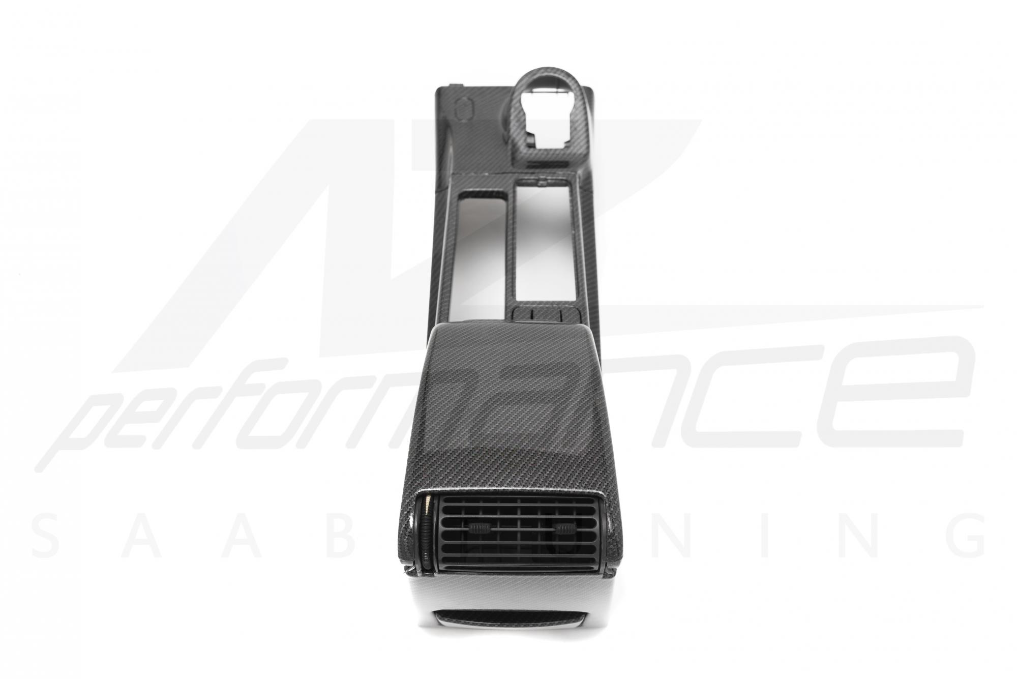 Carbon-Silver ignition center console SAAB 9-3 Viggen