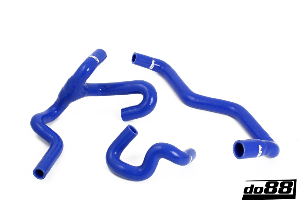 do88 heater hoses for cars with water valve SAAB 9-5 Petrol 1998-2010 - Blue