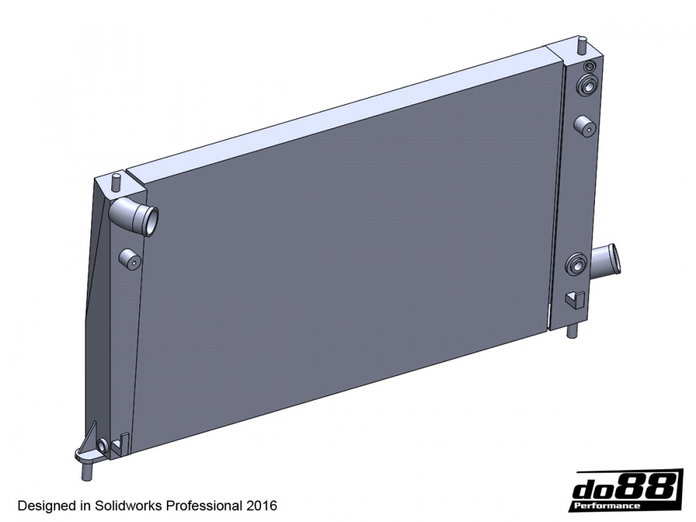 do88 radiator SAAB 9-5 2.0t 2.3t Aero 1998-2001 - Blue