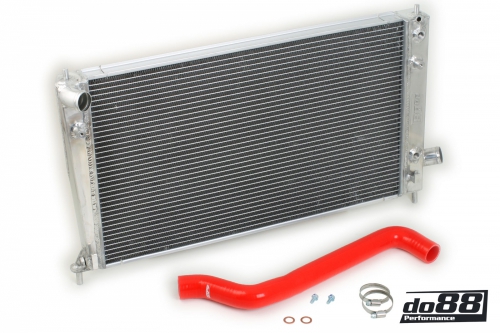 do88 radiator SAAB 9-5 2.0t 2.3t Aero 1998-2001 - Red