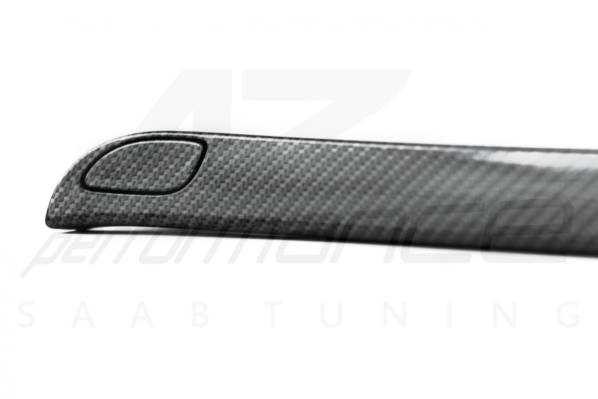 A-Zperformance Carbon-Silver Glove Box Trim without Key Hole 12767156 SAAB 9-3 2007-2012