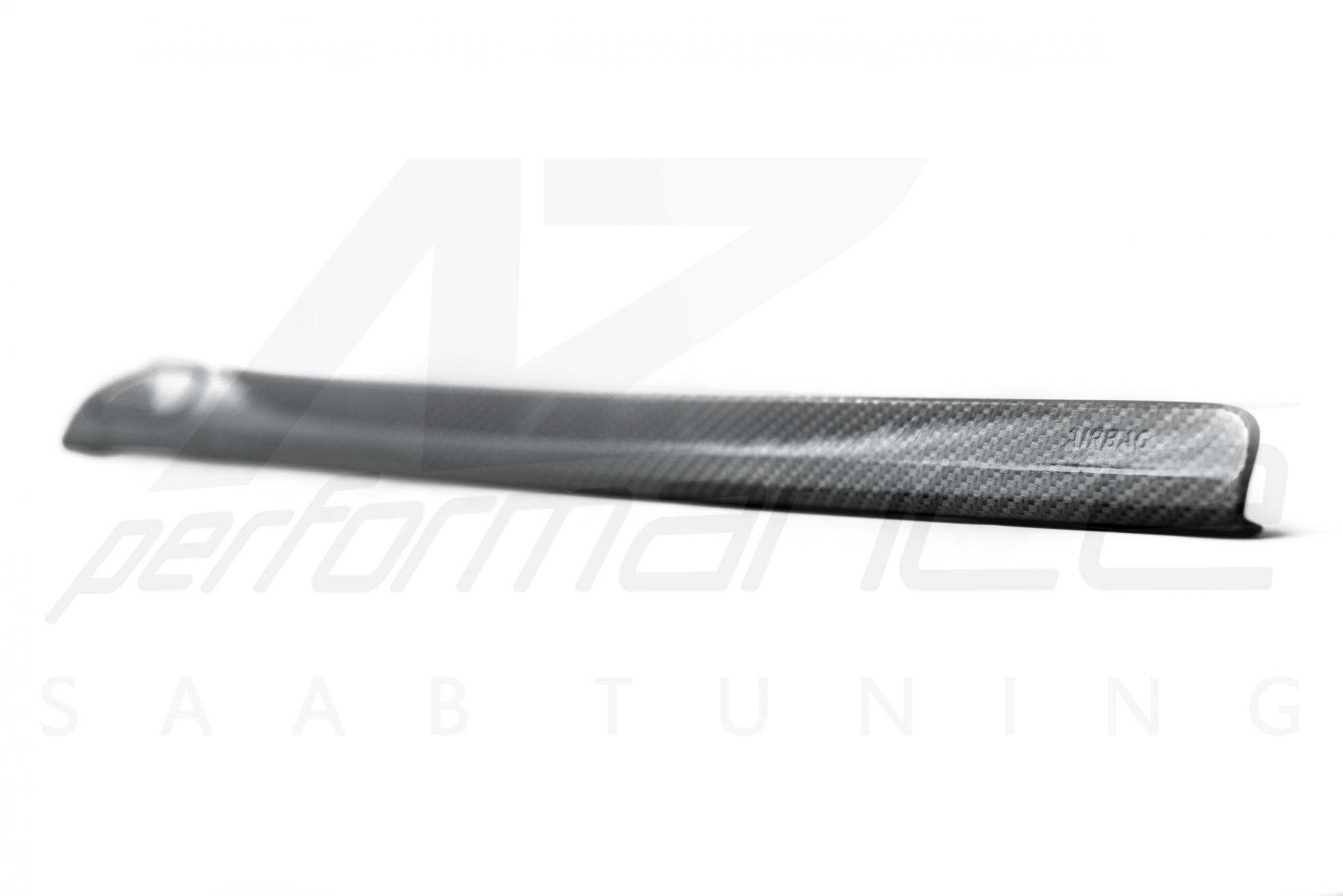 A-Zperformance karbon-ezüst kesztyűtartó dekorcsík zár nélkül 12767156 SAAB 9-3 2007-2012