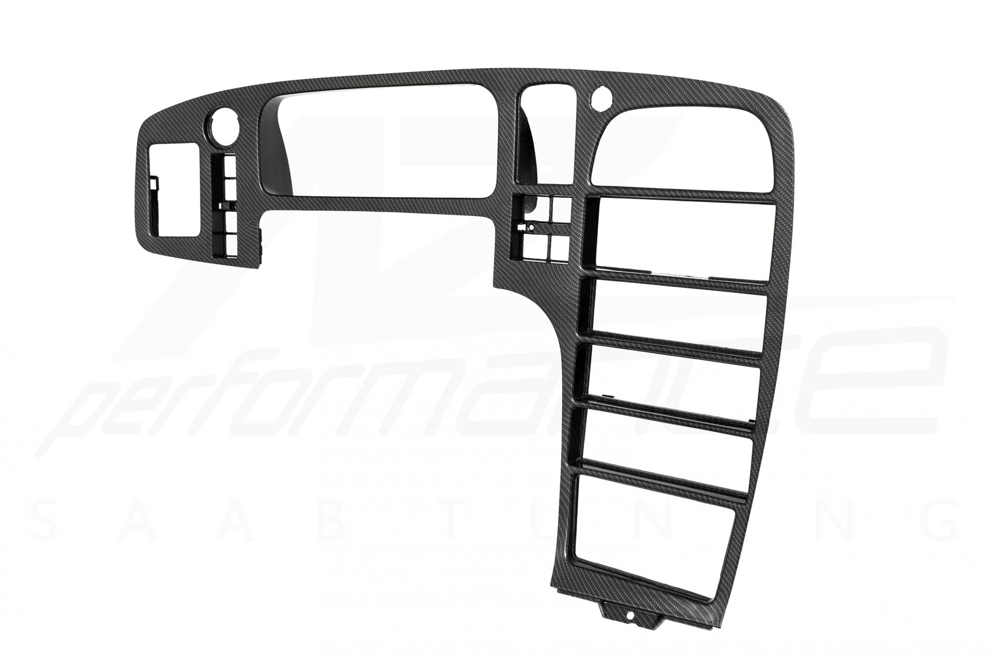 Karbon-ezüst műszerfal panel SAAB 9000 1994-1998