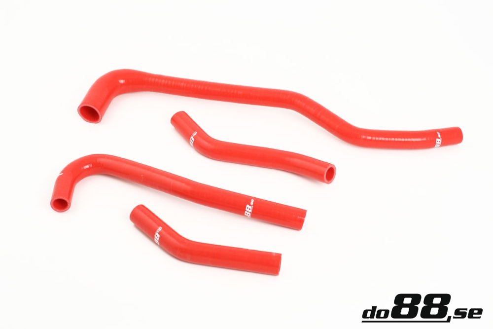 do88 Heater core Hose kit SAAB 9000 1992-1998 - Red