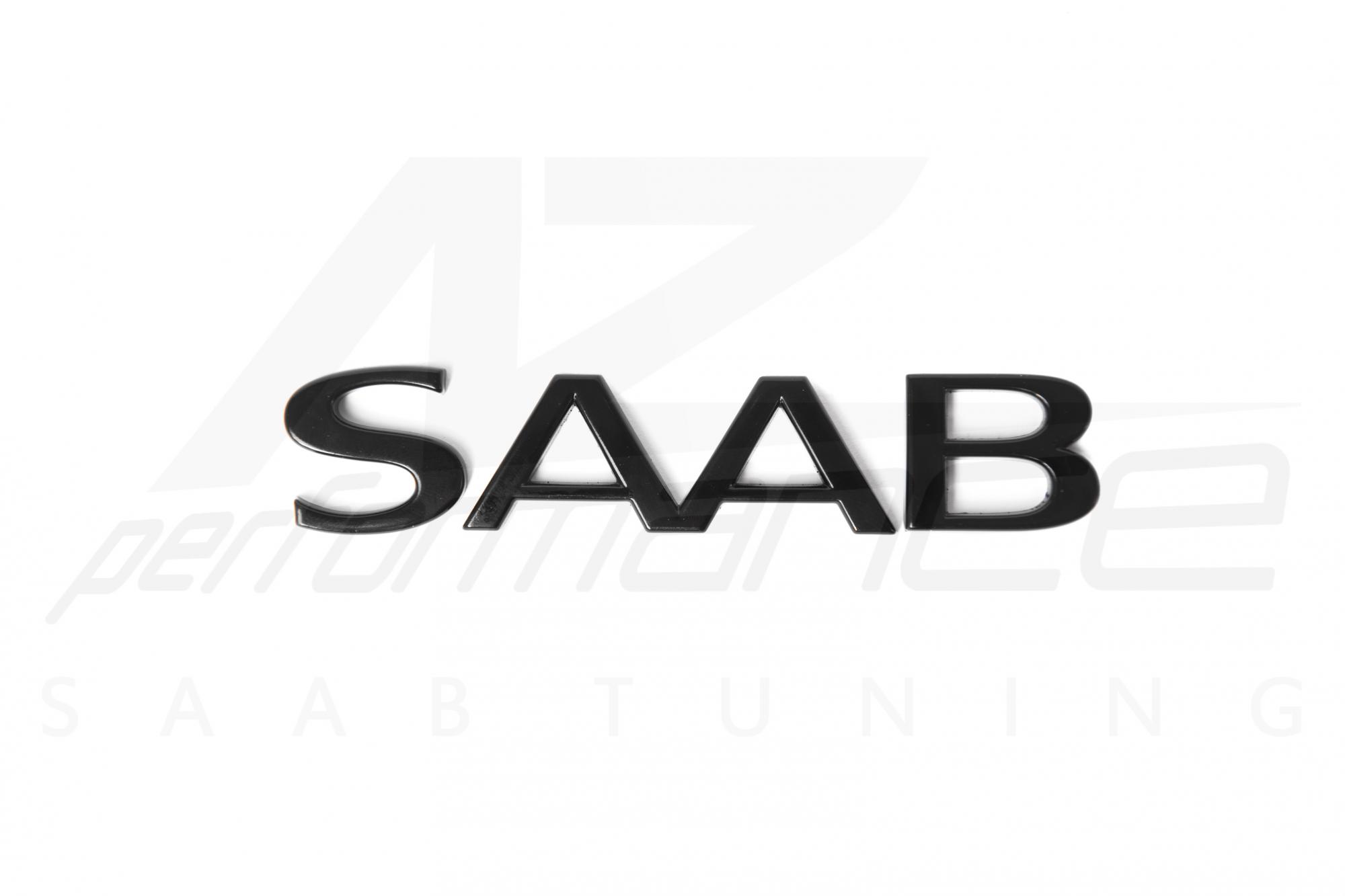 Fényes fekete SAAB hátsó felirat SAAB 9-3 Viggen