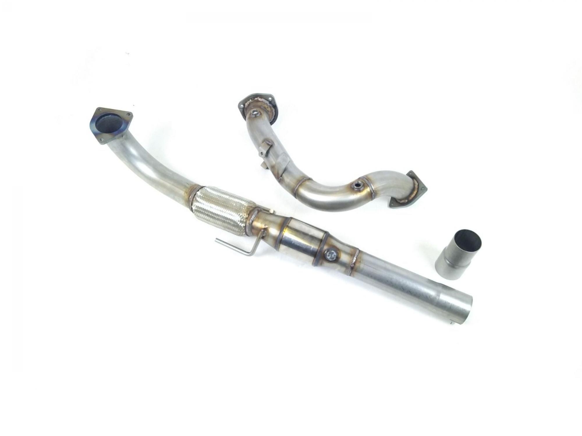 JT 76mm Sport Exhaust Downpipe SAAB 9-3 2.8 B284 FWD with 200-cell Cat